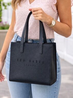 Ted Baker London | “The Icon” Iconic Logo Mini Tote 🖤